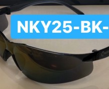 Kính bảo hộ phủ bóng màu đen NKY25-BK-BK